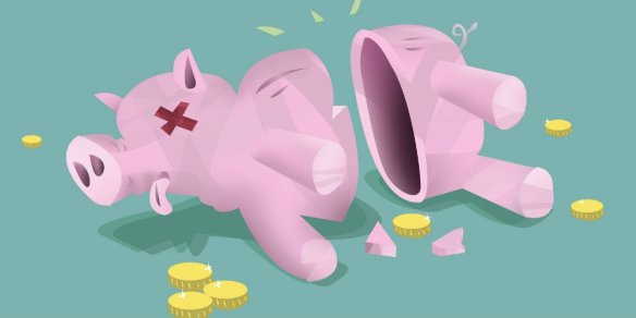 bigstock-Lost-Funds-Broken-Piggy-Bank-50641262